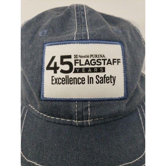 Nestle Purina Hat 45 Years Flagstaff AZ Excellence in Safety Mesh Denim Style - Picture 3 of 16